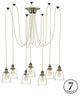 Beige And Bronze Ceiling Light