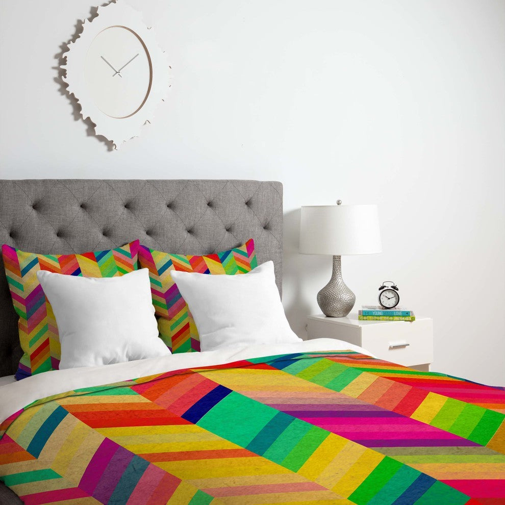 Deny Designs Rebecca Allen Color Quest Duvet Cover - Lightweight