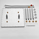 Ardea 24" LED Rainfall Shower System, Handheld Shower, and 6 Body Jets, Chrome