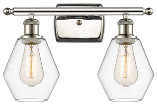 Innovations 516-2W-PN-G652-6 2-Light Bath Vanity Light, Polished Nickel