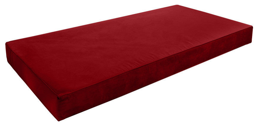 Same Pipe 8" Twin-XL 80x39x8 Velvet Indoor Daybed Mattress |COVER ONLY|-AD369