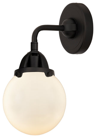 Beacon Sconce, Matte Black, Matte White, Matte White