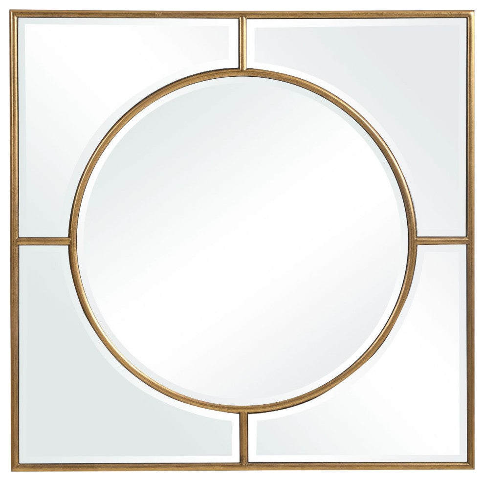 Uttermost Stanford Gold Square Mirror