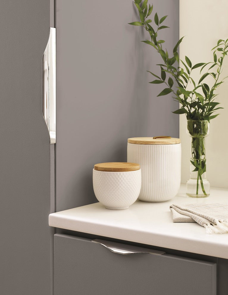 Amerock Aloft Cabinet Edge Pull, Polished Chrome, 8-9/16" Center-to-Center