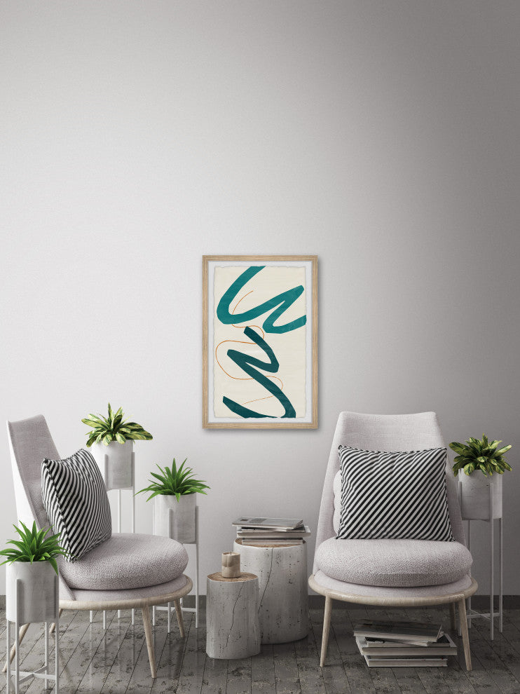"End of the Road" Framed Painting Print, 12x18