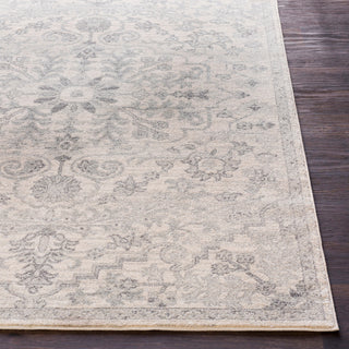 Harput Updated Traditional Light Gray, Charcoal Area Rug, 2'7"x7'3" Runner