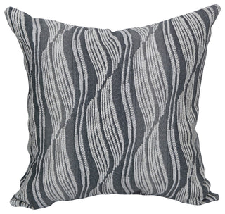 17" Jacquard Throw Pillows With Inserts, Set of 4, Clove Minera