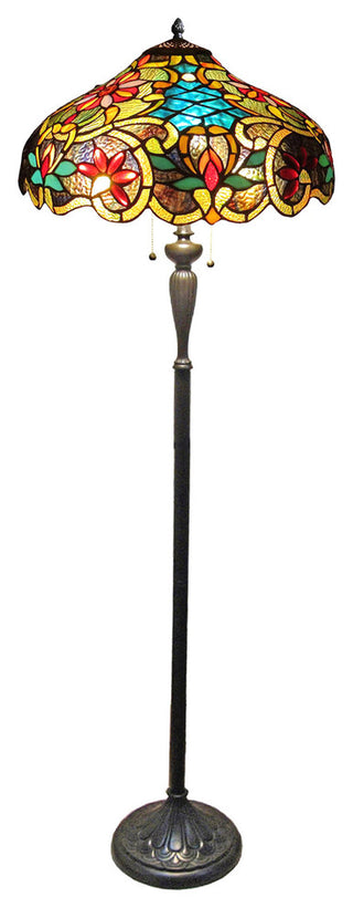 Leslie Victorian 2-Light Floor Lamp