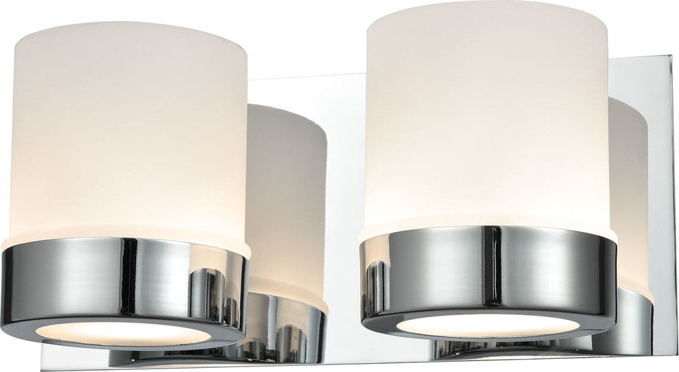 Elk Lighting Mulholland 2 Light Vanity, Chrome