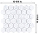 Merola Tile Carrione 2" Hex Porcelain Marble Look Tile Sample