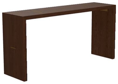 Maxwell 60" Console Table, Finish: Pumpernickel, Brushed Nickel