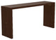 Maxwell 60" Console Table, Finish: Pumpernickel, Brushed Nickel