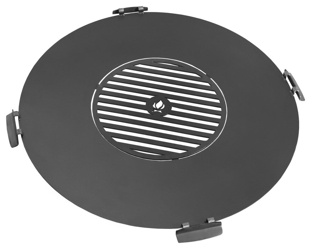 24" Cooking Grill Plate Accessory for Fire Pits and Paver Fire Pits