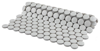 Metro Penny Porcelain Mosaic Floor and Wall Tile, Sample