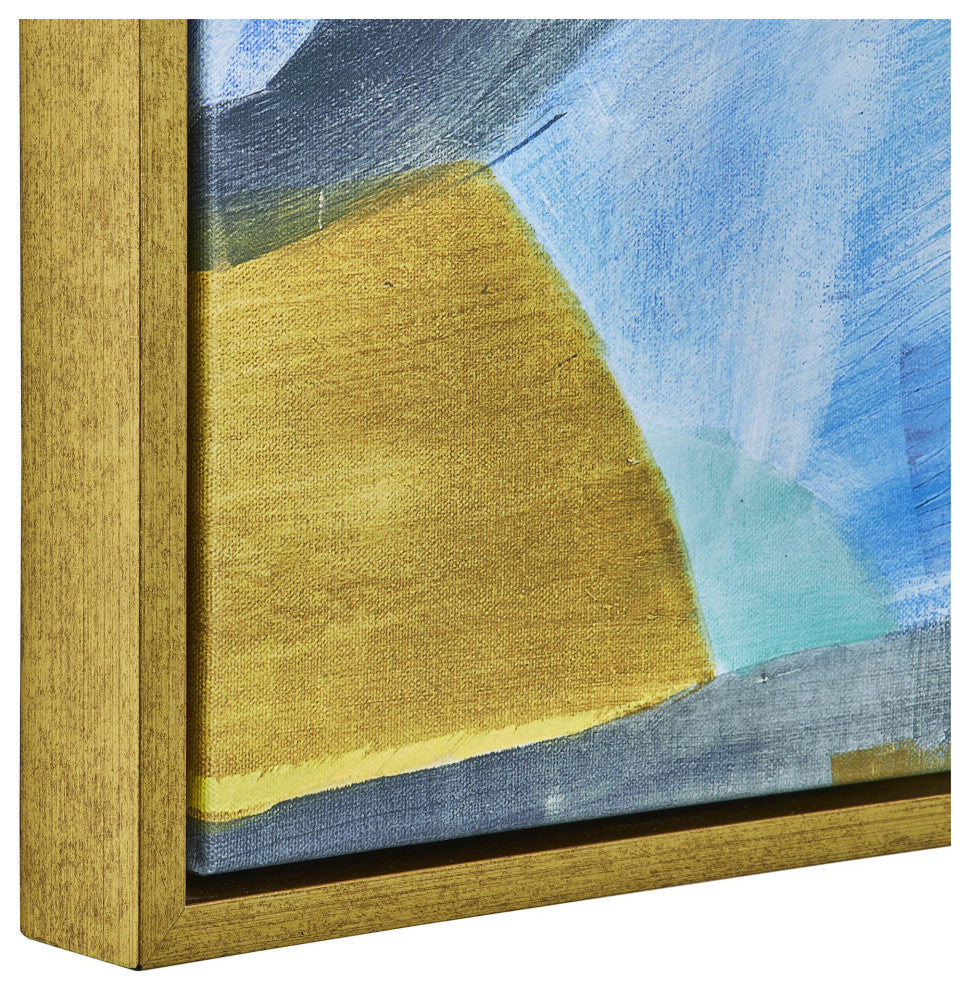 Uttermost 32318 The Story Of Water 55" x 44" Framed Abstract - Multicolored