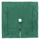 Vickerman Qtx190552 52" Green Quilt Stitch Jewel Christmas Tree Skirt