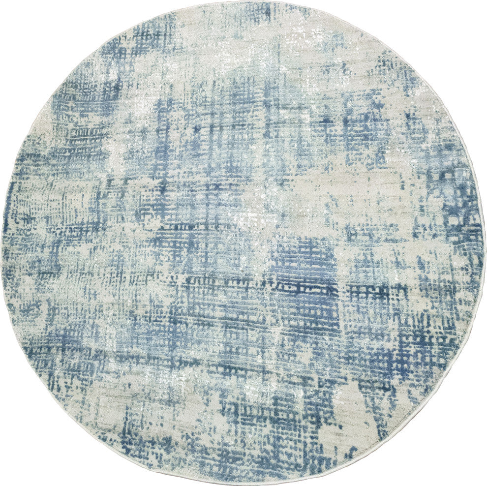 Quartz 27035-150 Area Rug, Blue, 3'11"X5'7"