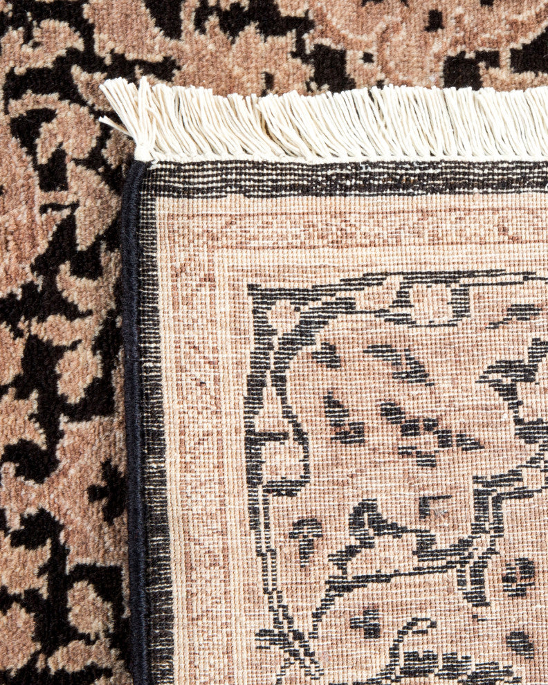 Mogul, One-of-a-Kind Hand-Knotted Area Rug Black, 2' 9 x 4' 2