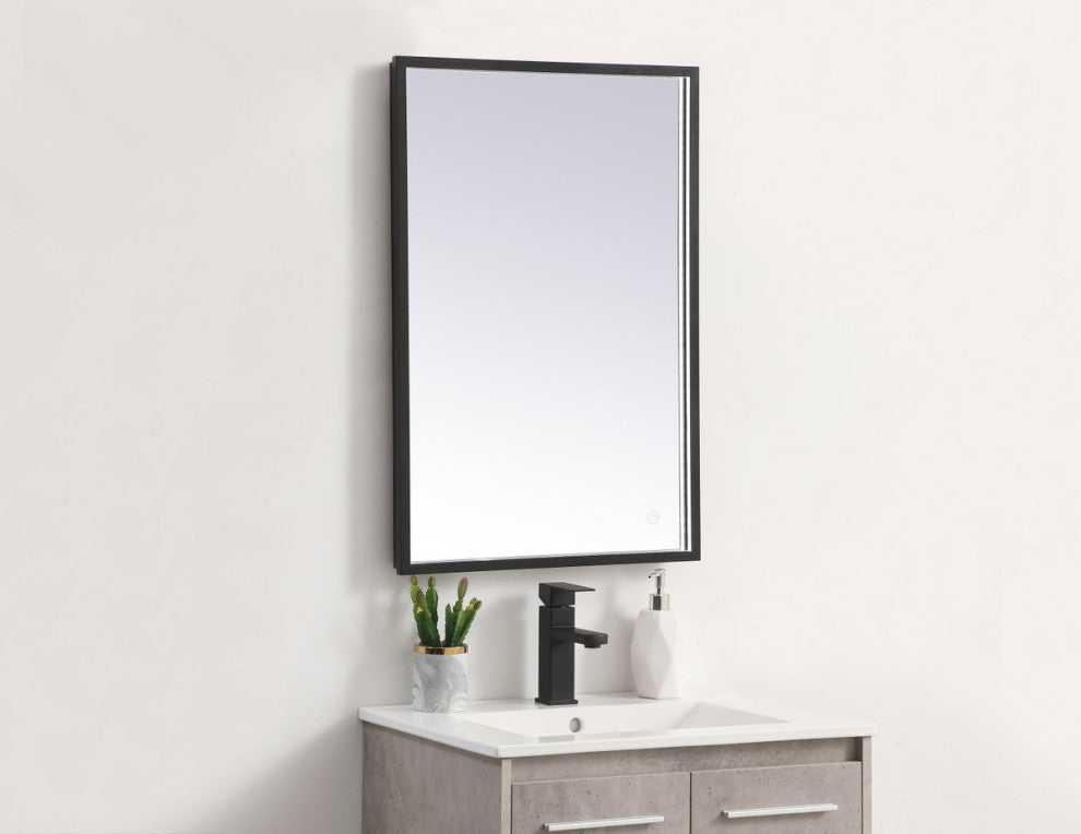 Modern Black Led Mirror
