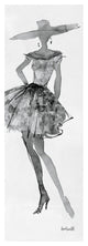 "Fashion Sketchbook V" Digital Paper Print by Anne Tavoletti, 14"x38"