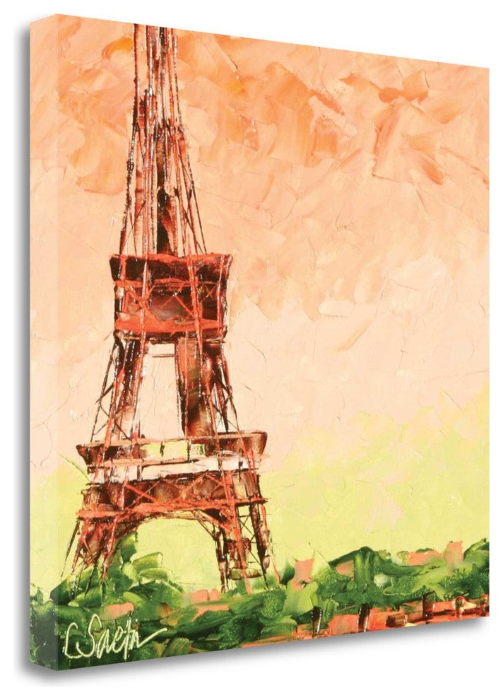 "Eiffel III" By Leslie Seata, Giclee Print on Gallery Wrap Canvas, Ready to Hang