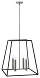 Hinkley Fulton Small Open Frame, Aged Zinc