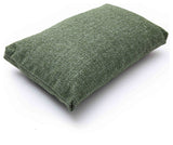 Malolo Pillow, Green Basketweave, 20x12"
