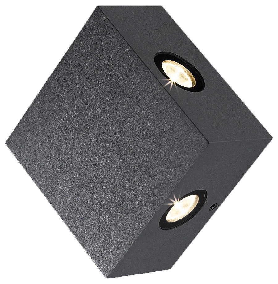 Pike LED Outdoor Wall Mount Graphite Grey Finish