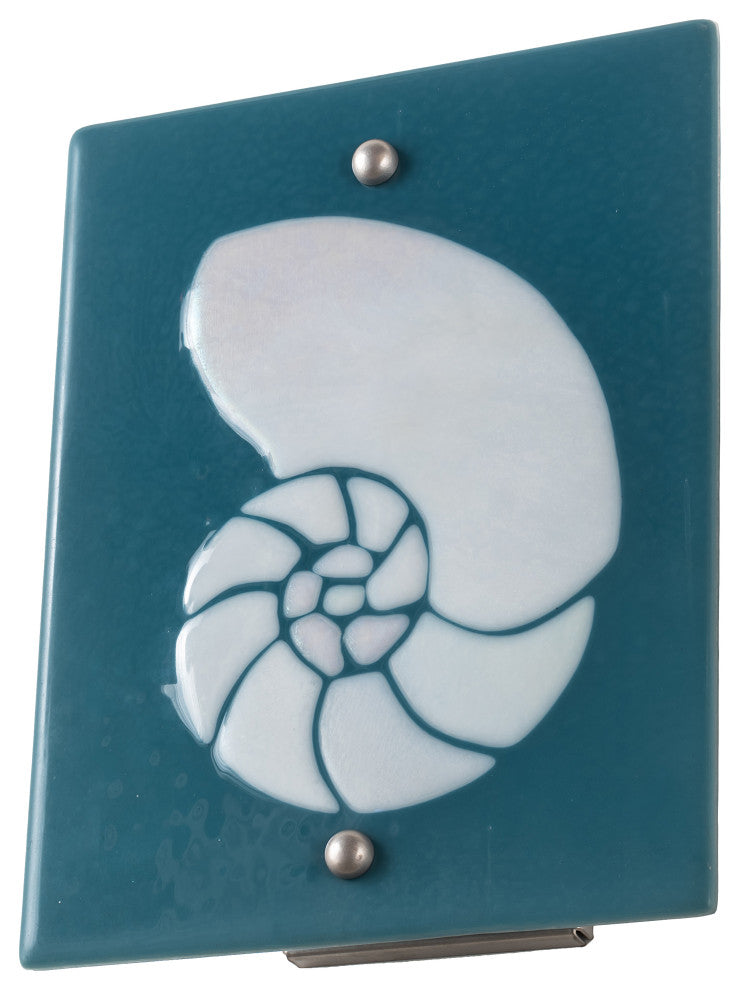 9 Wide Metro Fusion Nautilus Wall Sconce