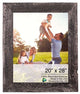 20" x 28" Rustic Farmhouse Rustic Black Wood Frame