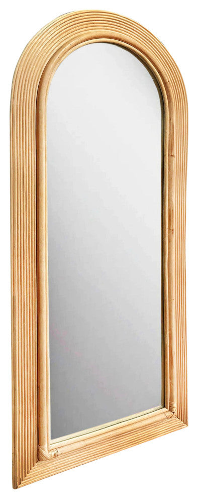 Tanya Floor Mirror, Natural