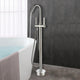 Vanity Art Freestanding Tub Faucet, Brushed Nickel