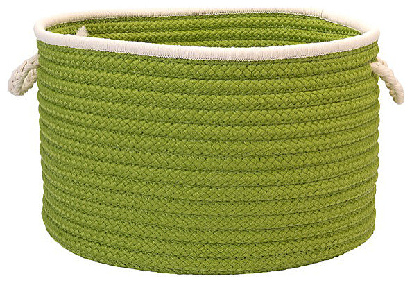 Colonial Mills Basket Doodle Edge Bright Green Round