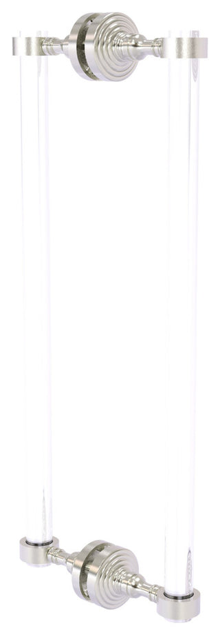 Pacific Grove 18" Back to Back Shower Door Pull, Satin Nickel