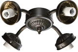 Quorum International 2444-CFL 4 Bulb Fluorescent Fan Light Kit - Oiled Bronze