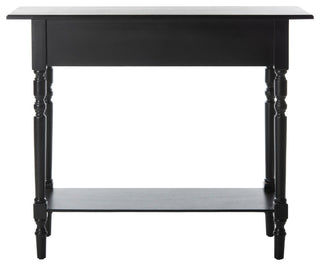 Safavieh Rosemary 2-Drawer Console, Distressed Black