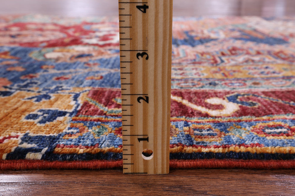 2' 10" X 4' 2" Super Kazak Handmade Wool Rug Q11248