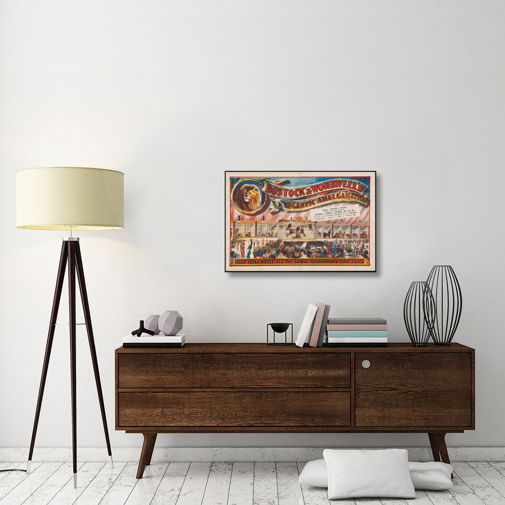 "Circus 1900" Stretched Canvas Giclee by Hollywood Photo Archive, 36x24"