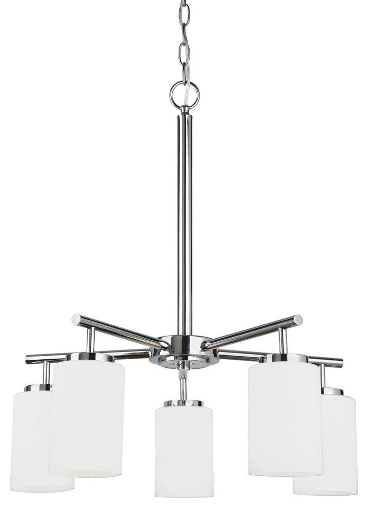 Generation Lighting Lighting 5-Light Chandelier, Chrome