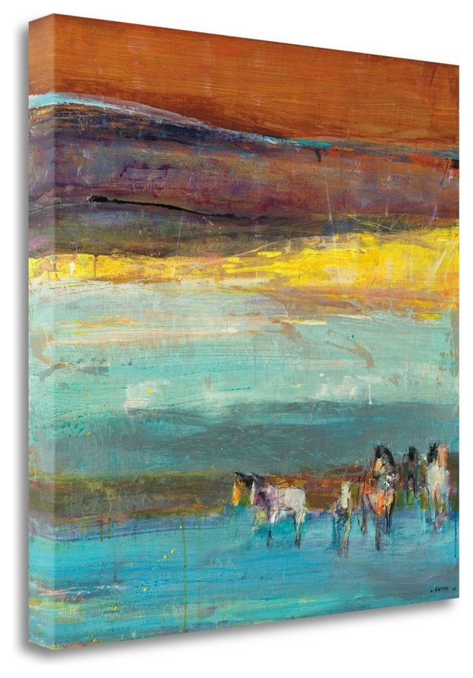 "Claire De Lune" By Dominique Samyn, Giclee Print on Gallery Wrap Canvas