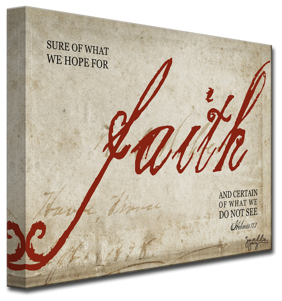 Faith'' Canvas Art Print, 16"x20"
