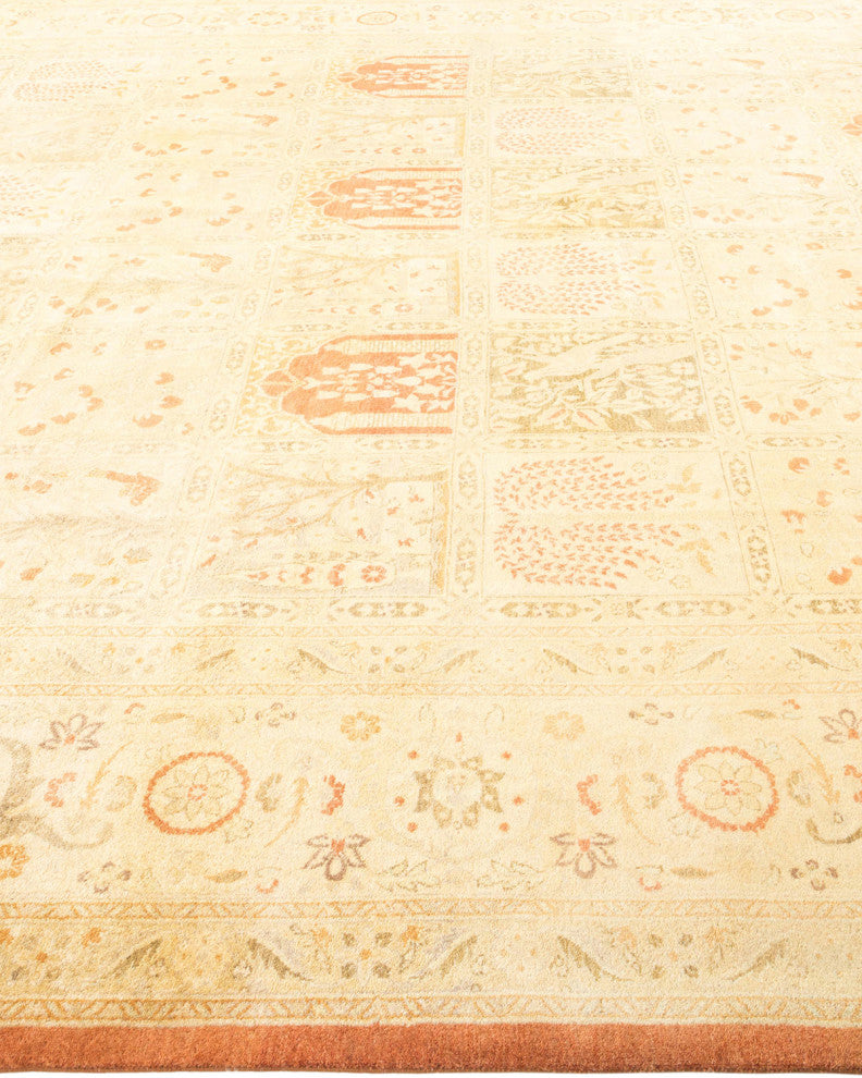 Mogul, One-of-a-Kind Hand-Knotted Area Rug Brown, 9'3"x12'3"