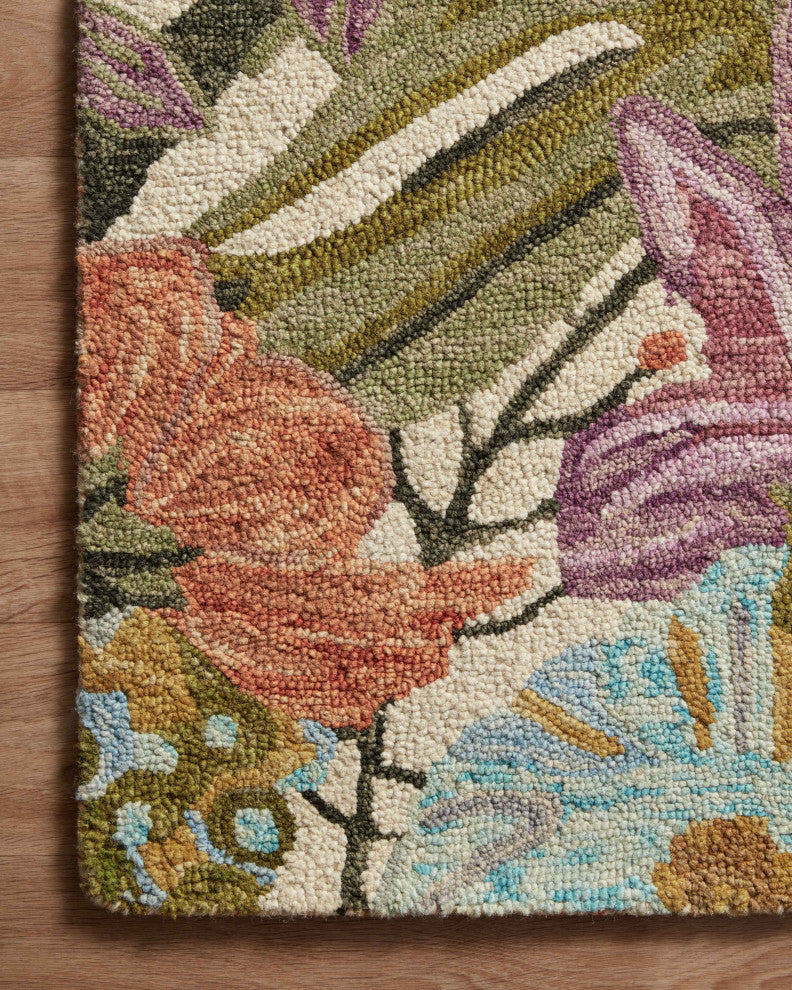 Loloi Belladonna Ivory / Multi 7'-9" x 9'-9" Area Rug