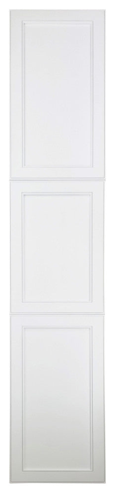 Lakebrooke Recessed Medicine Cabinet 81Hx15.5Wx3.5D, White Enamel