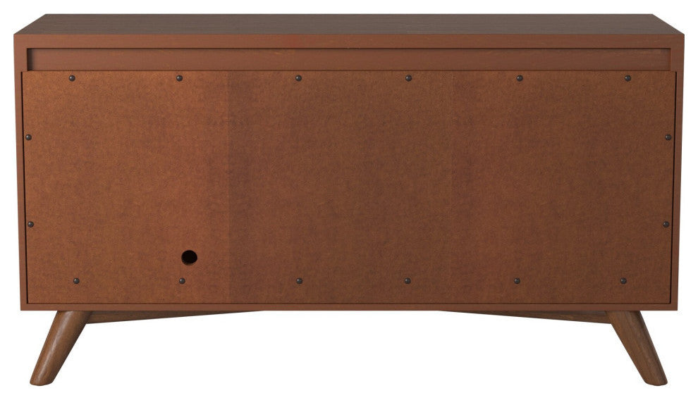 Flynn Small TV Console, Acorn/White