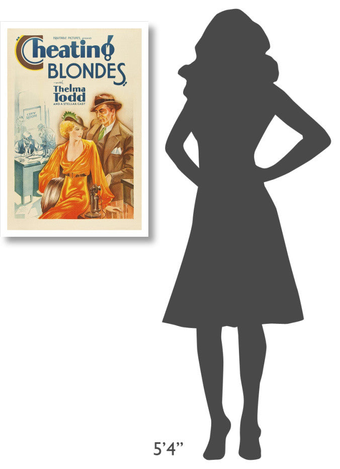 "Vintage Vices: Cheating Blondes" Digital Paper Print by Vintage Vices, 22"x32"