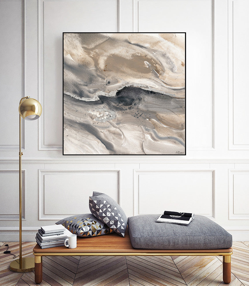 "Minerals I" Art Block Framed Canvas, 20"x20"