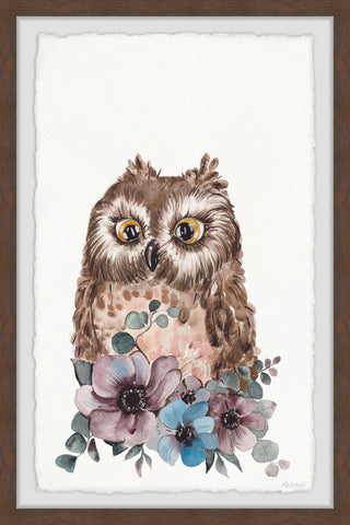 "Cutie Owl" Framed Painting Print, 24x36