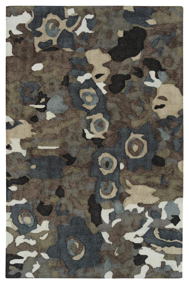 Kaleen Flora Fantasies Collection Grey 5' x 8' Rug
