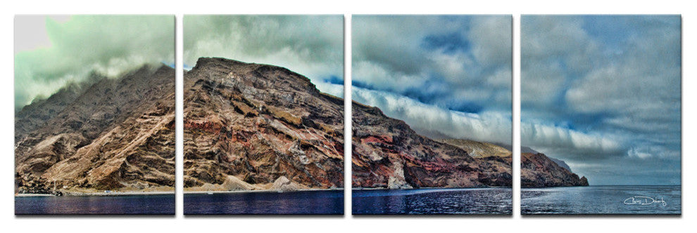 Ready2hangart Chris Doherty 'Guadeloupe Island' 4-piece Canvas Wall Art